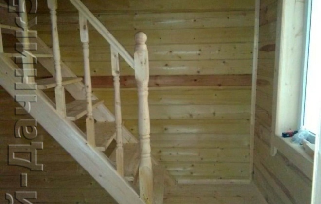 4 Брусовой дом проекту К-34 6×9, 94.5 м², Тульская область, Ясногорский район, к.п (16)